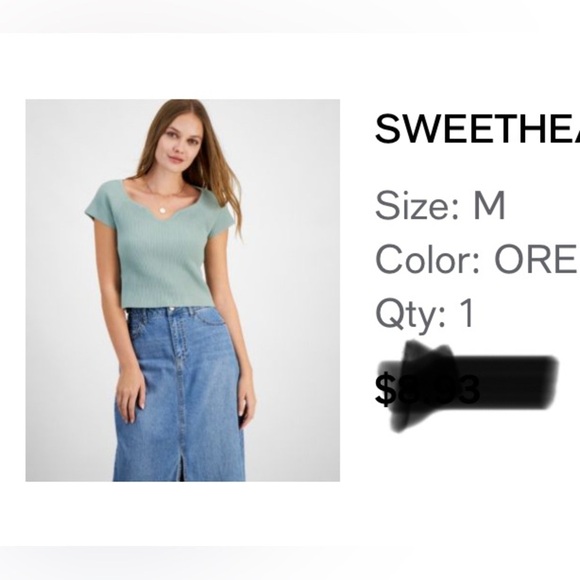 And Now This Sweetheart Ribbed Cap Top - Picture 6 of 6